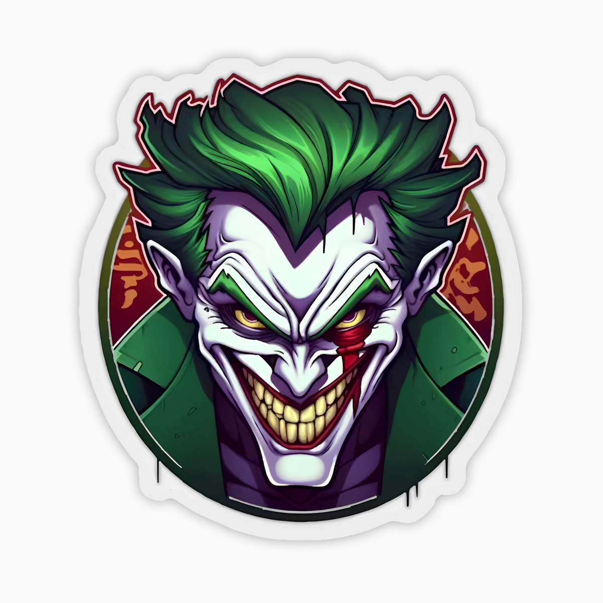 Joker sonrisa sangre