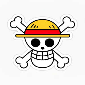 Logo Luffy, sombrero de paja