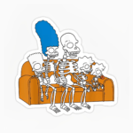 Simpsons sillon esqueleto