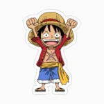 Luffy festeja