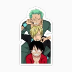 Zoro, Luffy y Sanji