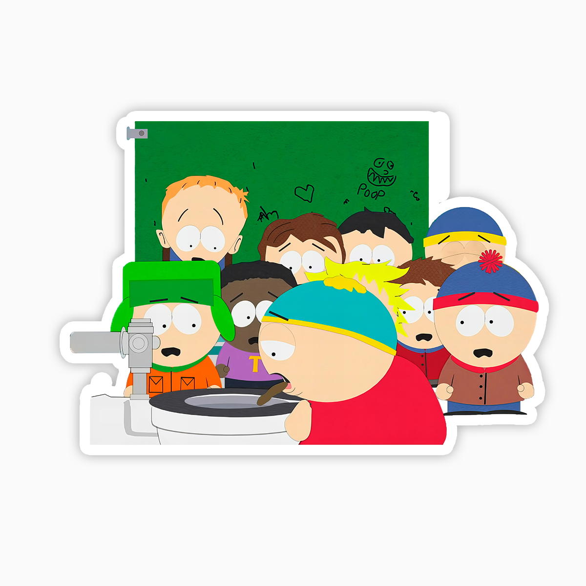 Cartman defecando por la boca