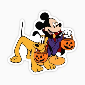 Mickey y pluto halloween
