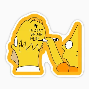 Homero, pon un cerebro aqui