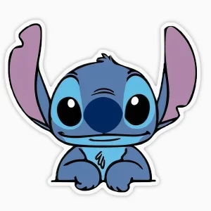 Stitch asomado