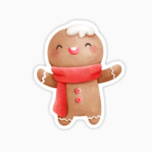 Galleta de jengibre alegre