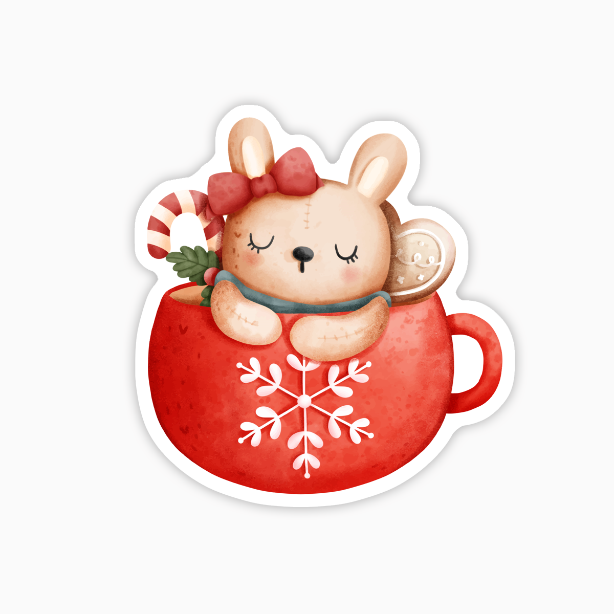 Taza navidad - conejo