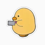 Pato pollo con cuchillo