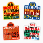 Coleccion pines - Tablas de buses (4 pines)