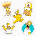Coleccion pines - Homero Simpson (5 pines)