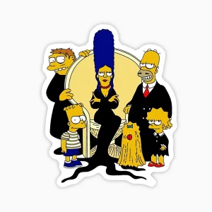 Familia Simpsons Adams