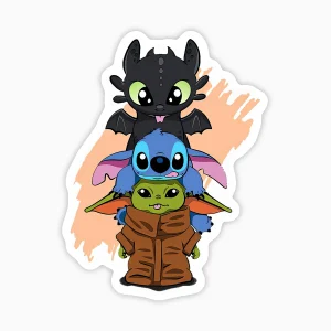 Stitch, Chimuelo y Grogu