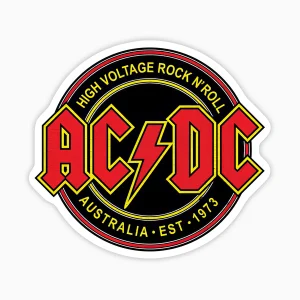 Logo AC/DC redondo