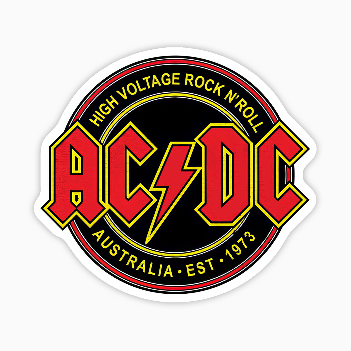 Logo AC/DC redondo