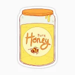 Tarro de miel de abejas