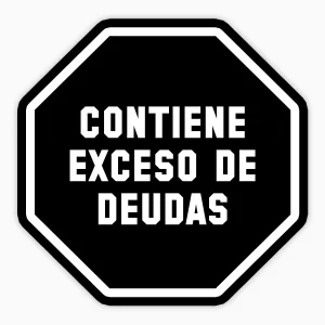 Contiene exceso de deudas