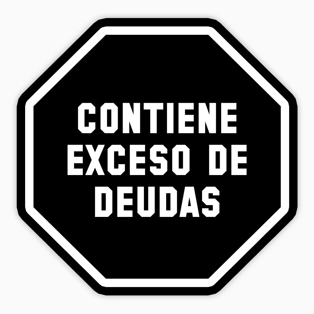 Contiene exceso de deudas