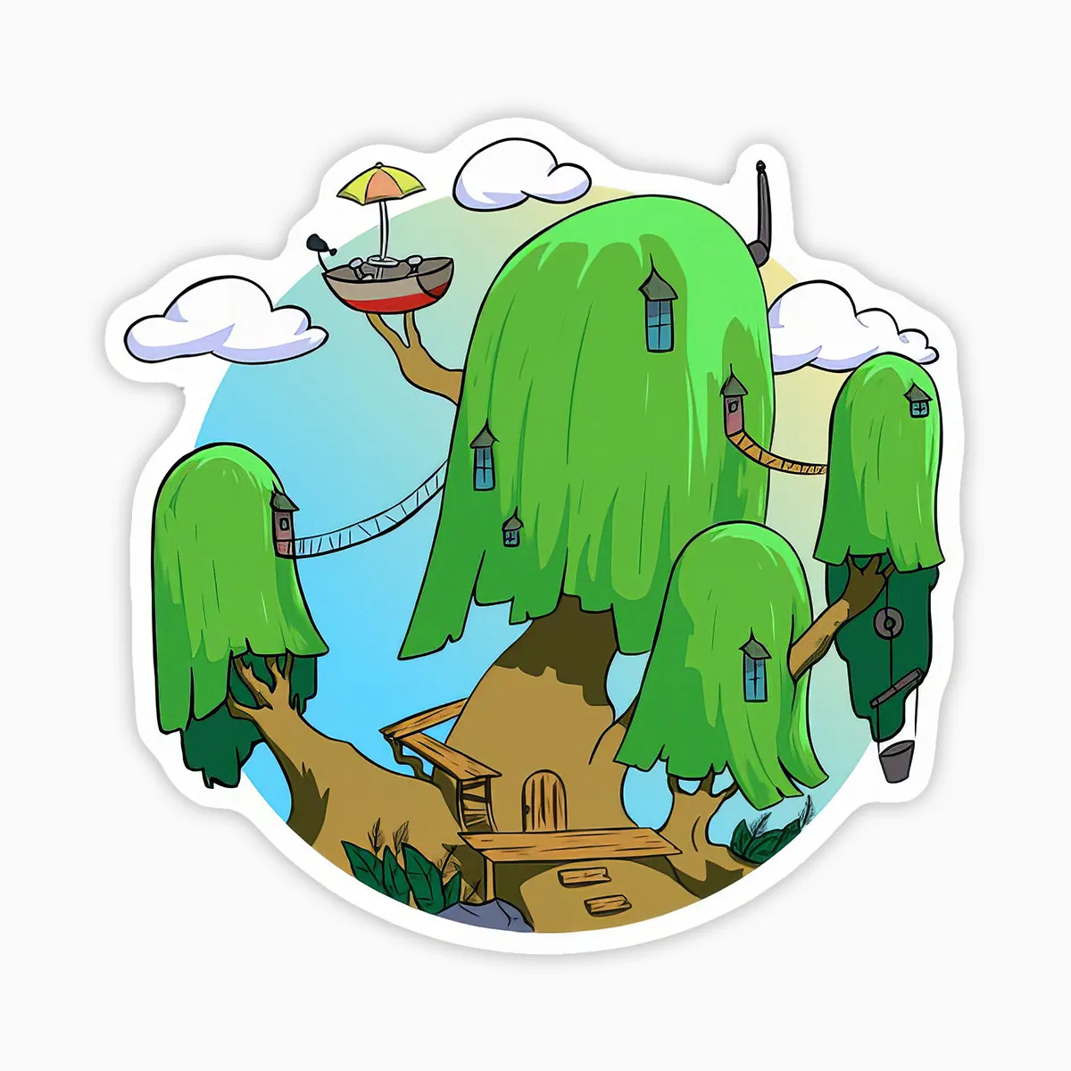 Hora de aventura - Casa del arbol