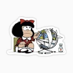 Mafalda cuidando el planeta