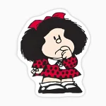 Mafalda pensativa