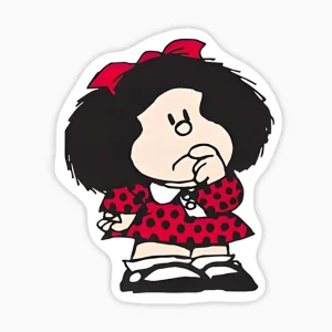 Mafalda pensativa