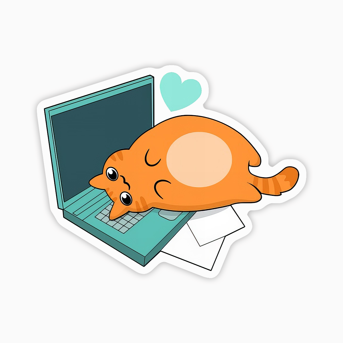 Gato interrumpiendo trabajo computador 2