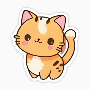 Gato manchado naranja