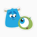 Sulley y Mike amigos