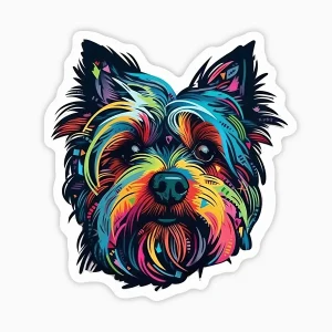 Yorkie arcoiris