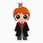 Ron y scabbers tierno