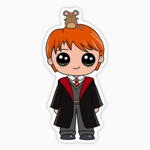 Ron y scabbers tierno