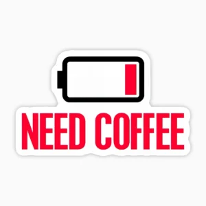 Bateria baja - necesito cafe