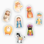 Coleccion de pines – Pesebre de navidad (8 pines)