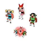 Coleccion pines de Superpoderosas IMPOSTORES (4 pines)