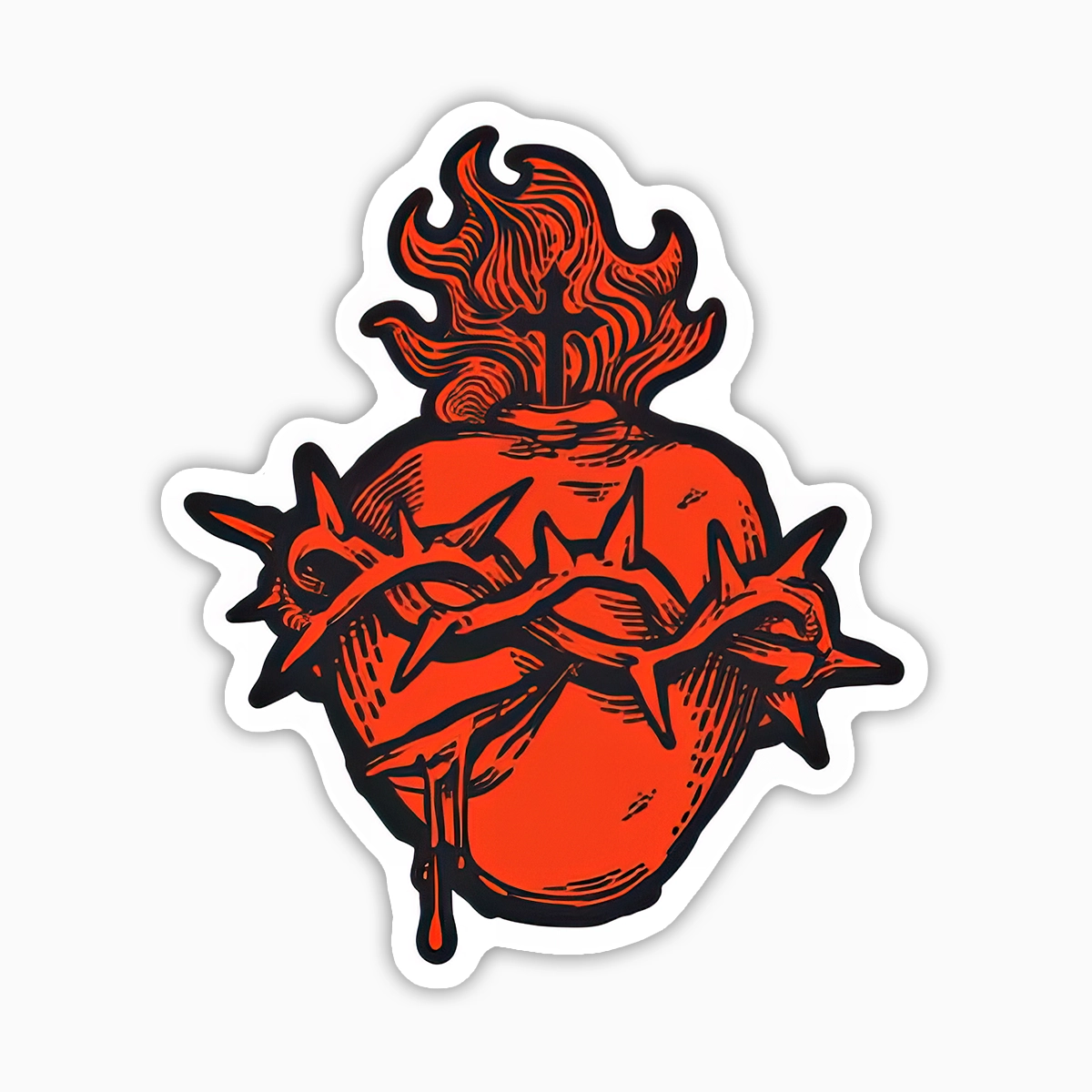 Sagrado corazon rojo